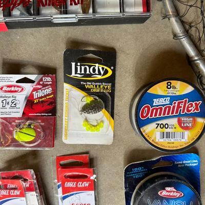 FISHING TACKLE AND NET
