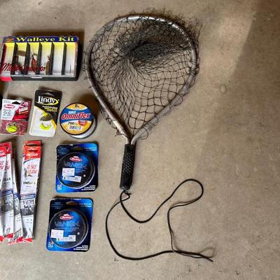 FISHING TACKLE AND NET