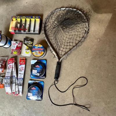 FISHING TACKLE AND NET