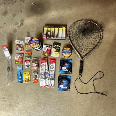 FISHING TACKLE AND NET