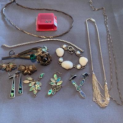 Sterling Estate Jewelry Lot