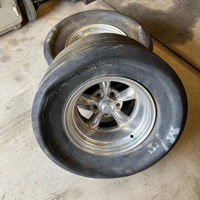 2 RACE CAR SLICKS