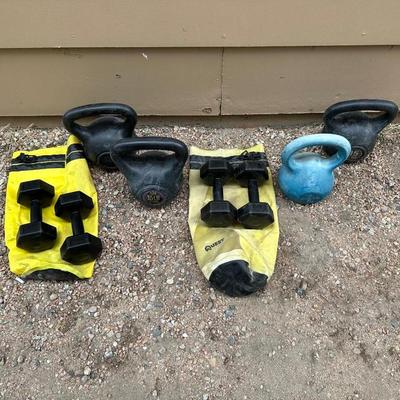 HAND WEIGHTS AND KETTLEBELLS