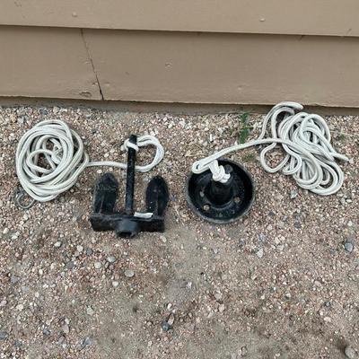 2 BOAT ANCHORS