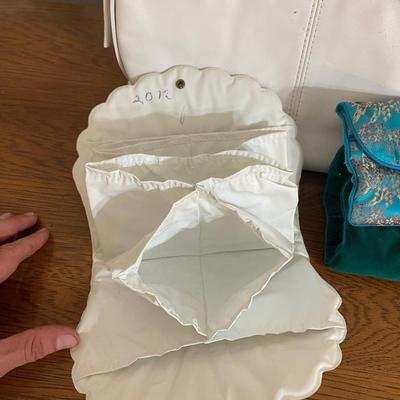 Makeup bag and purse lot