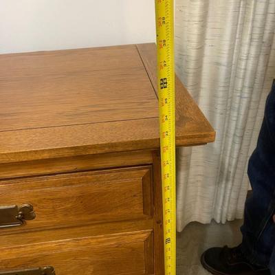 Pair of 6 drawer dressers w mirror by Thomasville