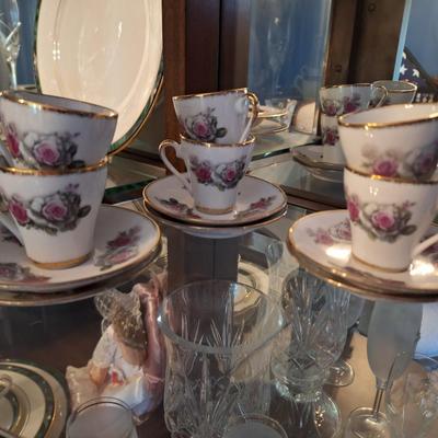 6 Demitasse + Saucers