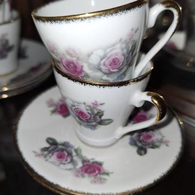 6 Demitasse + Saucers