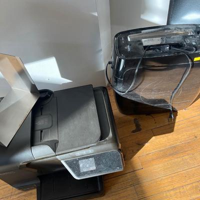 HP Officejet printer & shredder