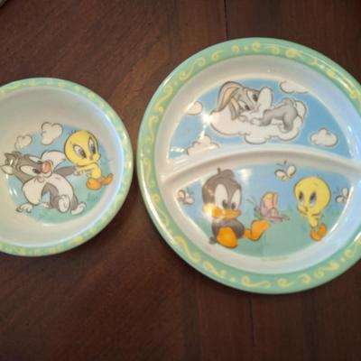 Baby LooneyTunes Bowl & Plate