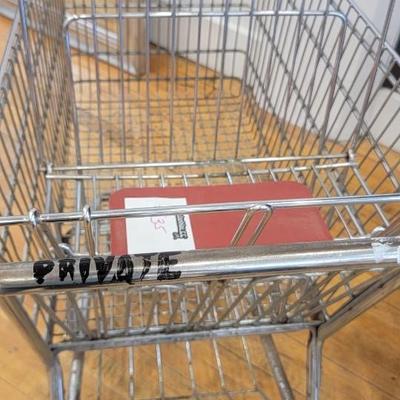 Metal shopping cart
