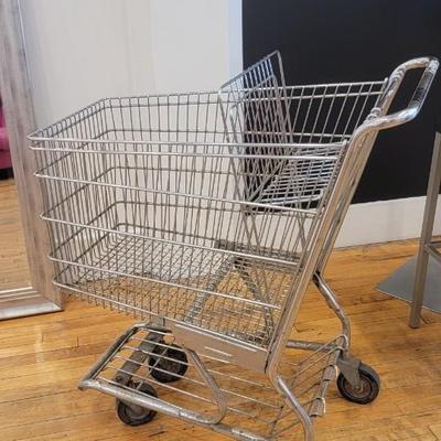 Metal shopping cart