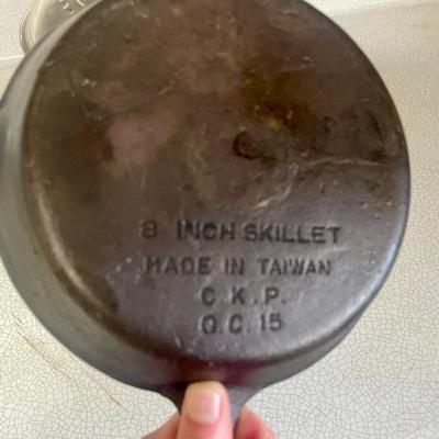 Warner Cast Iron Pot and Cast Iron Skillet