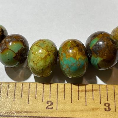 Jay King (DTR) Sterling Silver New Never Used Fashion Turquoise Beads 18"-20" Adjustable Necklace Preowned from an Estate....
