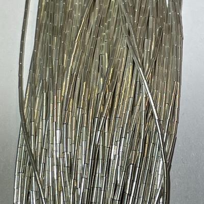 New Never Used Carolyn Pollack/Relios Liquid Sterling Silver 100-Strand Chain Adjustable Necklace 23"-26" (Jewelry #10).