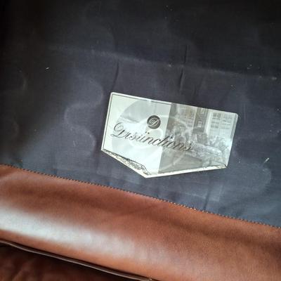 Leather Chair W/ ottoman