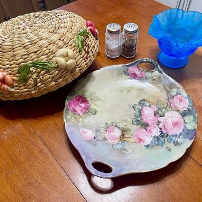 Blue Vase Basket Lot