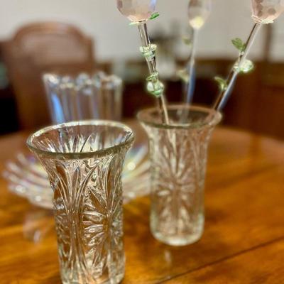 Vase Lot - Crystal