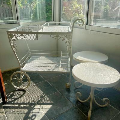 Cart and Side Tables