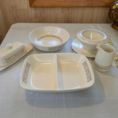 Rare Collection of 5 Perfect Metlox Poppytrail Dishes