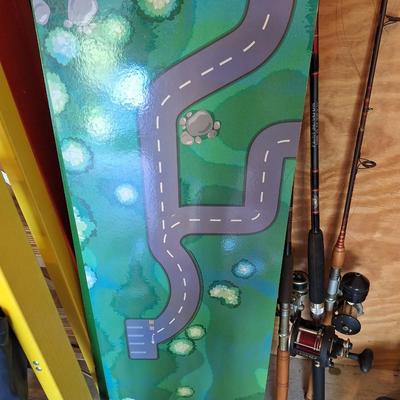 2 Panels Wooden Playboard
