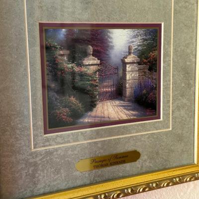 THOMAS KINKADE FRAMED ART AND WALL DECOR