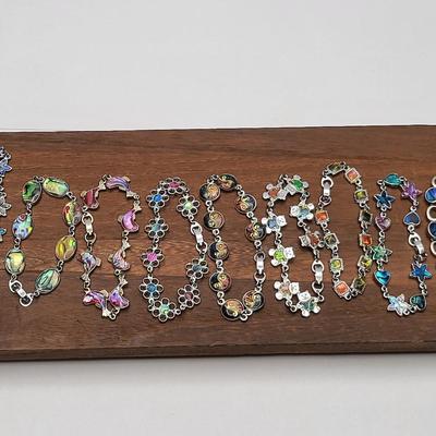 Abalone Inlay Bracelets, Anklet (7)