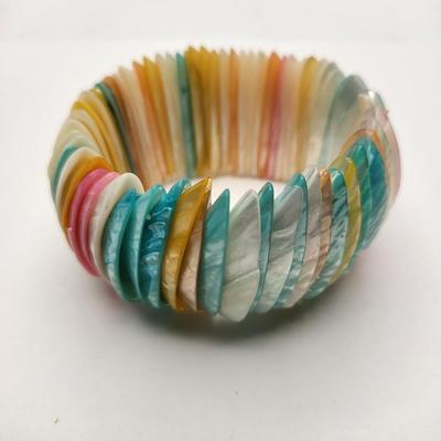 Summer Dazzle Abalone Shell Stretch Bracelets (7)