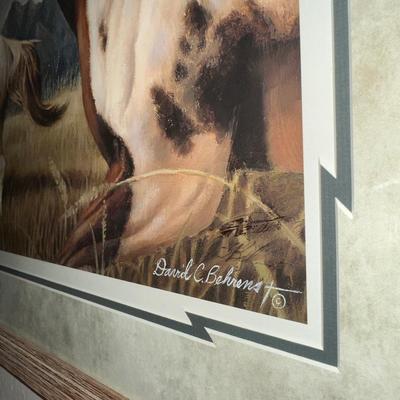 DAVID C BEHRENS "WIND WEAVER" AND NATIVE AMERICAN INSPIRED WALL DECOR