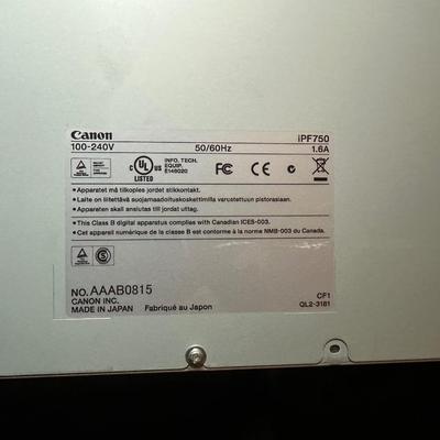 CANON IMAGEPROGRAF IPF 750 LARGE FORMAT PRINTER