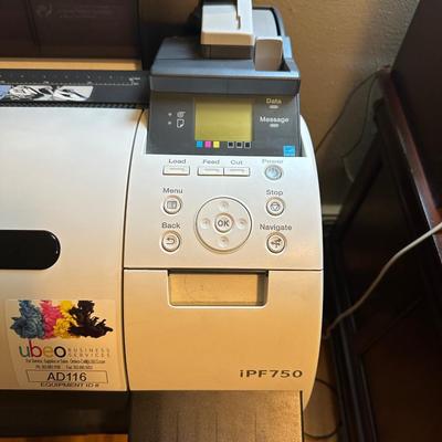 CANON IMAGEPROGRAF IPF 750 LARGE FORMAT PRINTER