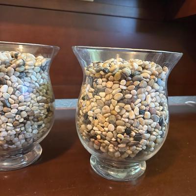 3 HAND BLOWN IN POLAND VASES