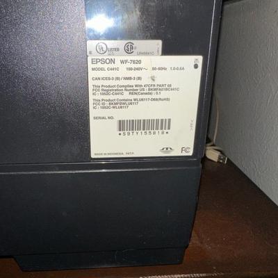 EPSON WF-7620 MODEL C441C WIRELESS ALL IN ONE PRINTER