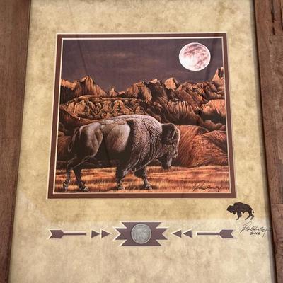 3 NATIVE AMERICAN THEMED PICTURES