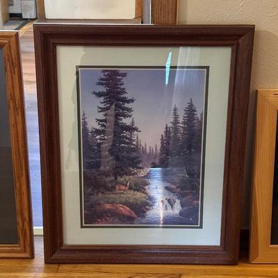 MAROON BELLS BY JP PACE, AND 2 OTHER FRAMED PICTURES