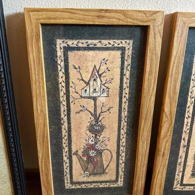 4 FRAMED PICTURES