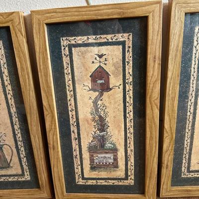 4 FRAMED PICTURES
