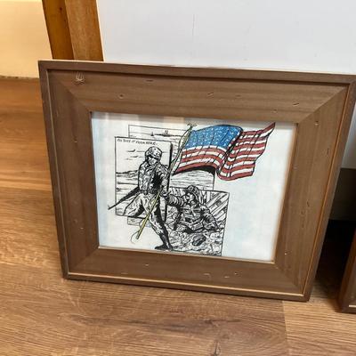 4 FRAMED PICTURES