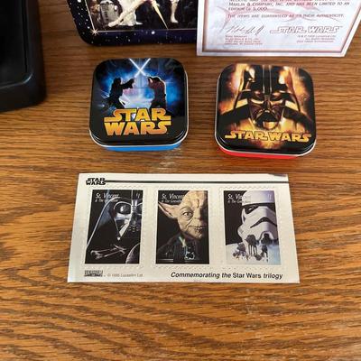 LIMITED EDITIONS - STAR TREK WATCH AND STAR WARS SILK TIE