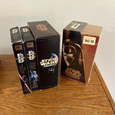 STAR WARS ON VHS AND DVD