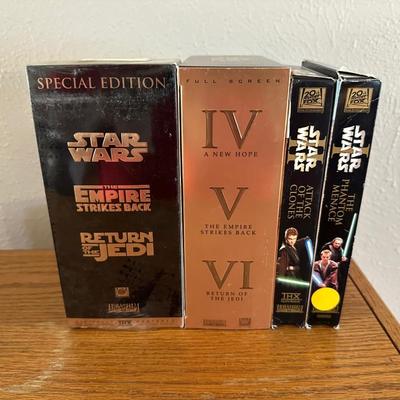 STAR WARS ON VHS AND DVD