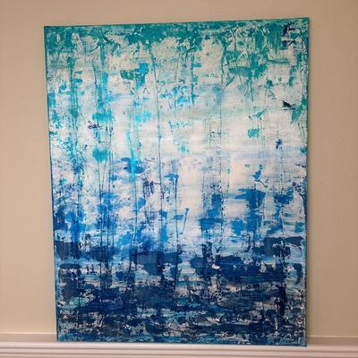 Original “Inspiration:Blue” by Carol B. Burch