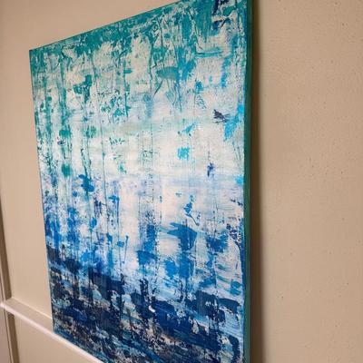 Original “Inspiration:Blue” by Carol B. Burch