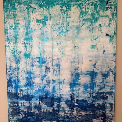 Original “Inspiration:Blue” by Carol B. Burch