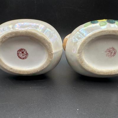 Vintage Japan Hand Painted Vases (2)