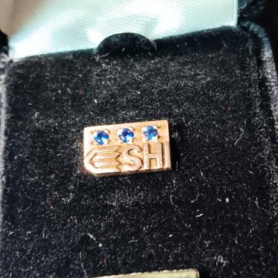 10K GOLD TIE TACKS