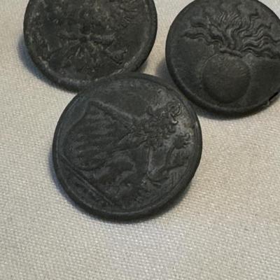 Vintage Military Jacket Buttons