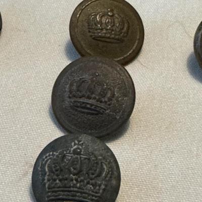 Vintage Military Jacket Buttons