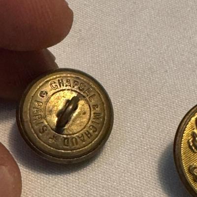 Vintage Military Jacket Buttons