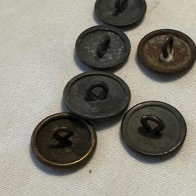 Vintage Military Jacket Buttons